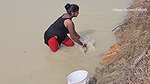 Amazing Village Women New Net fishing video    Mou