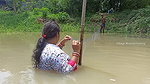 Amazing Village women Traditional Fishing with Gra