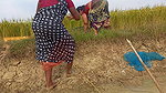 Amazing Village Women Traditional Hand Fishing   B