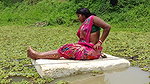 Amazing Village Women Trident fishing   Mouni fish