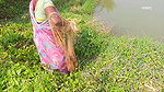 Amazing woman Net Fishing    village women fishing