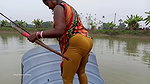 Arrow Fishing by Village women   Mouni Fishing wit