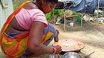 Cooking and Eating Fish Fry in Traditional village