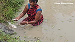 x Incredible Village Women Fishing in Village pond
