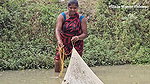 x Incredible Village Women Fishing in Village pond