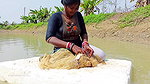 x Mouni Net Fishing   Katla Fish   Village women fis