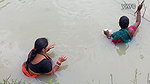 x Traditional Net fishing by Village Women   গ্রামের