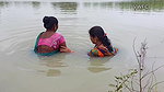 x Traditional Net fishing by Village Women   গ্রামের