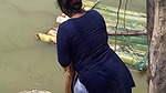 Village Lady Amazing Net fishing    Net Casting vi