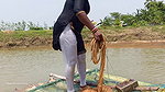 Village Lady Amazing Net fishing    Net Casting vi