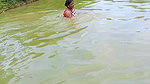Village women fishing channels    Village women Ne