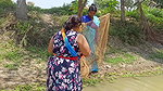 Village women fishing video   Amazing Mouni fishin