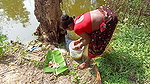 Village Women Net Fishing