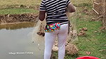 Viral village women net fishing video    village w