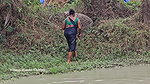 x   Village Women New Net fishing video 2