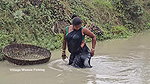 x   Village Women New Net fishing video 2
