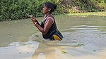 Village Women New Net fishing video 9