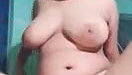 Sexy wife strips nude finguring hard