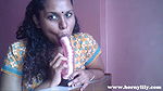 lily in shalwar suit sucking a dildo