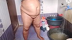 indian desi aunty nude shower in bathroom