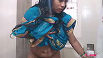 desi telugu housewife in sari giving blowjob
