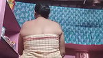 Mature bhabhi showing ass and hairy pussy