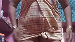 Mature bhabhi showing ass and hairy pussy