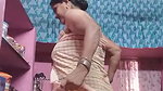Mature bhabhi showing ass and hairy pussy