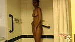 divya in shower getting filmed naked