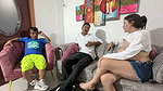 I Fuck My Cuckolded Best Friend’s Pregnant Girlfriend While He’s Lounging on the Couch and End up Cumming in Her Ass
