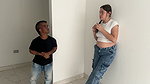I fuck rich pregnant real estate consultant girl so that she agrees to rent her house and I end up putting my huge cock up her ass