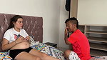 I See My Sexy Stepsister Very Sad Because Her Boyfriend Left Her Standing with the Pregnancy, in Exchange for Helping Her