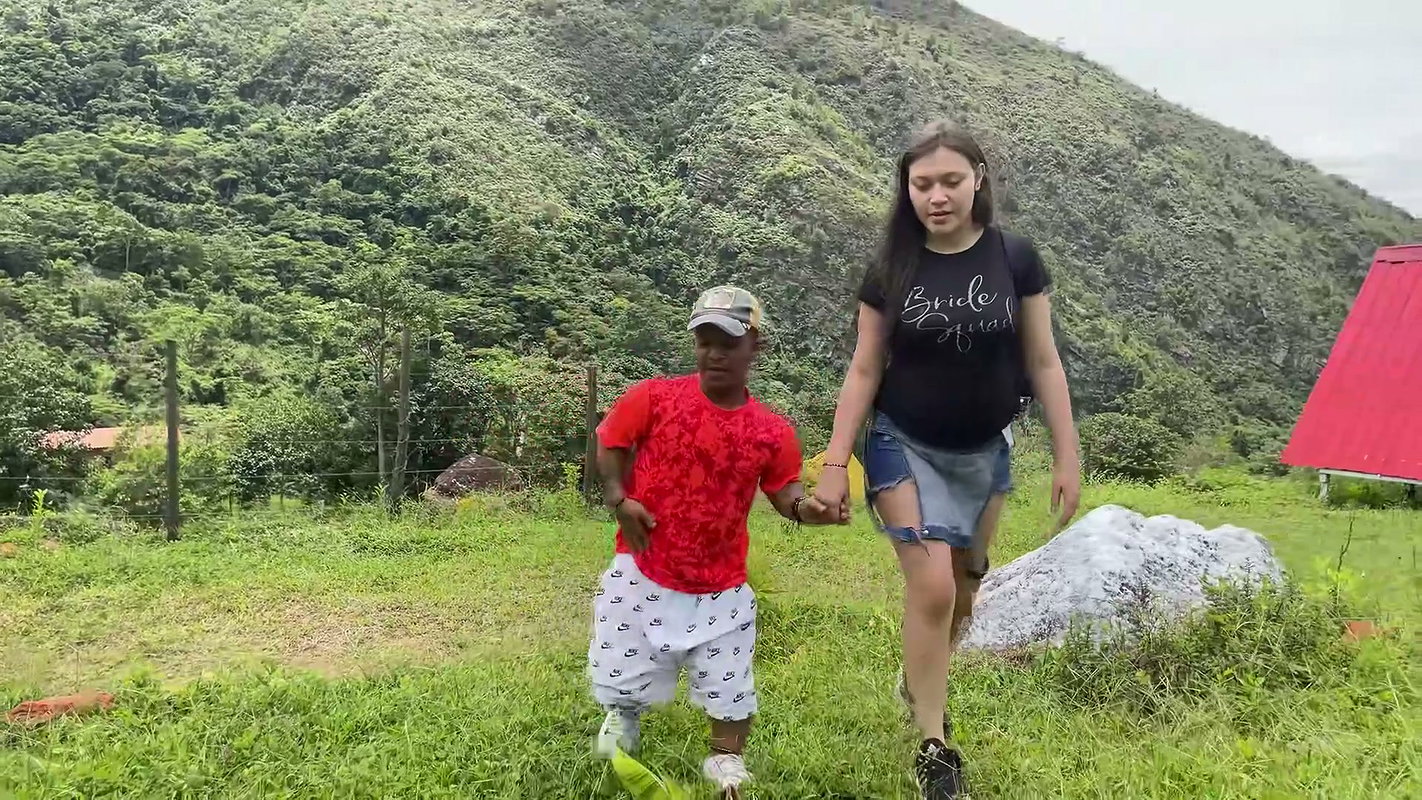 I take my rich pregnant honeymoon girlfriend to a campsite and end up shoving my rich, huge cock up her narrow ass