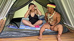 Little Indian Finds a Woman Resting in the Forest, Gets Horny Looking at Her Ass and Ends up Putting His Cock in Her