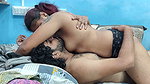 Bra removal and boobs suck with nipple suck