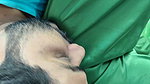 Couple hot nighty romance with boobs press in bedroom