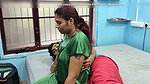 Couple hot nighty romance with boobs press in bedroom