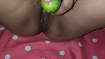 Desi hot housewife alone at home and take cucumber in pussy for setisfy himself