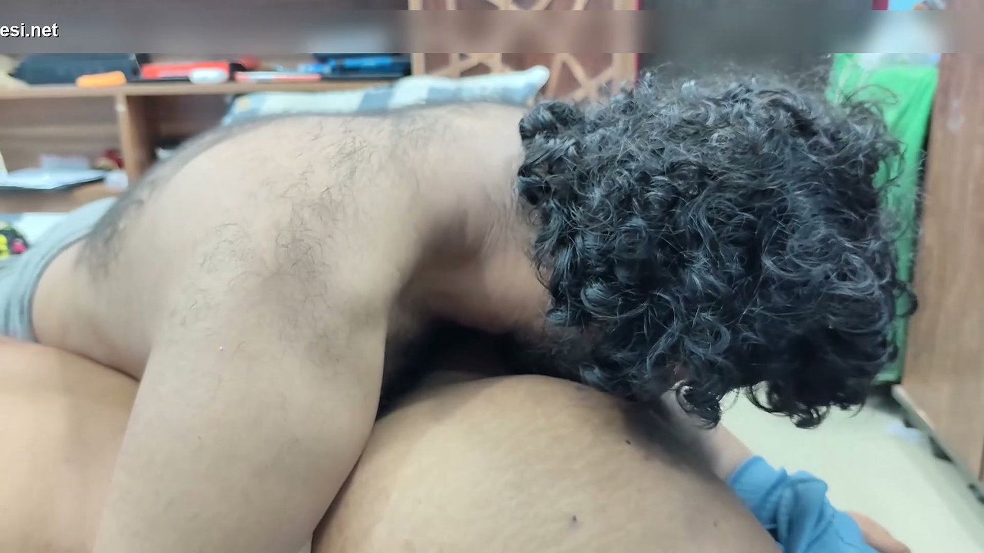 Dress removal and boobs press with ass hole deep lick