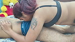 Girl ass kiss and lick by boy then girl kissing boy ass hot romance