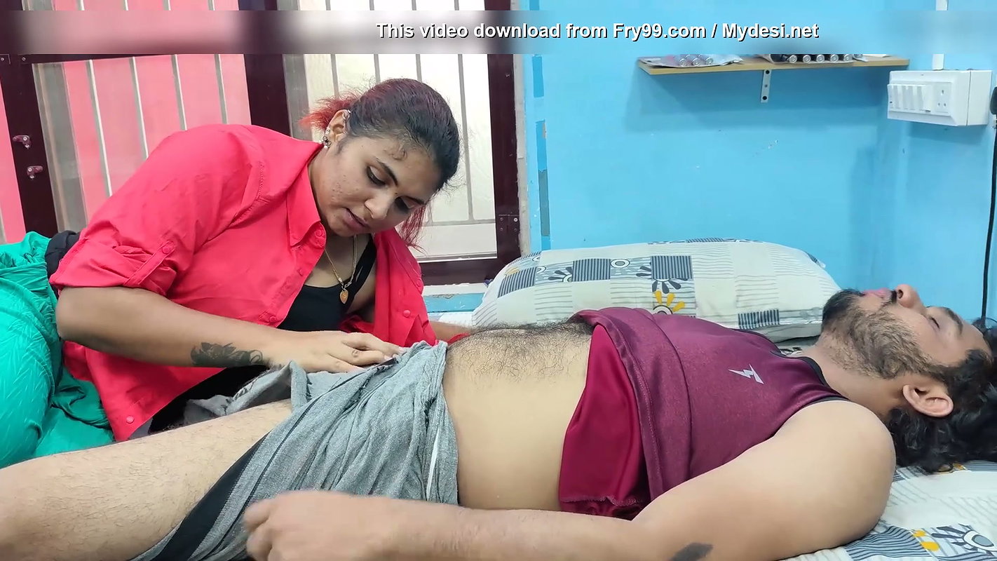 Girl kiss on boy lip and penis rub