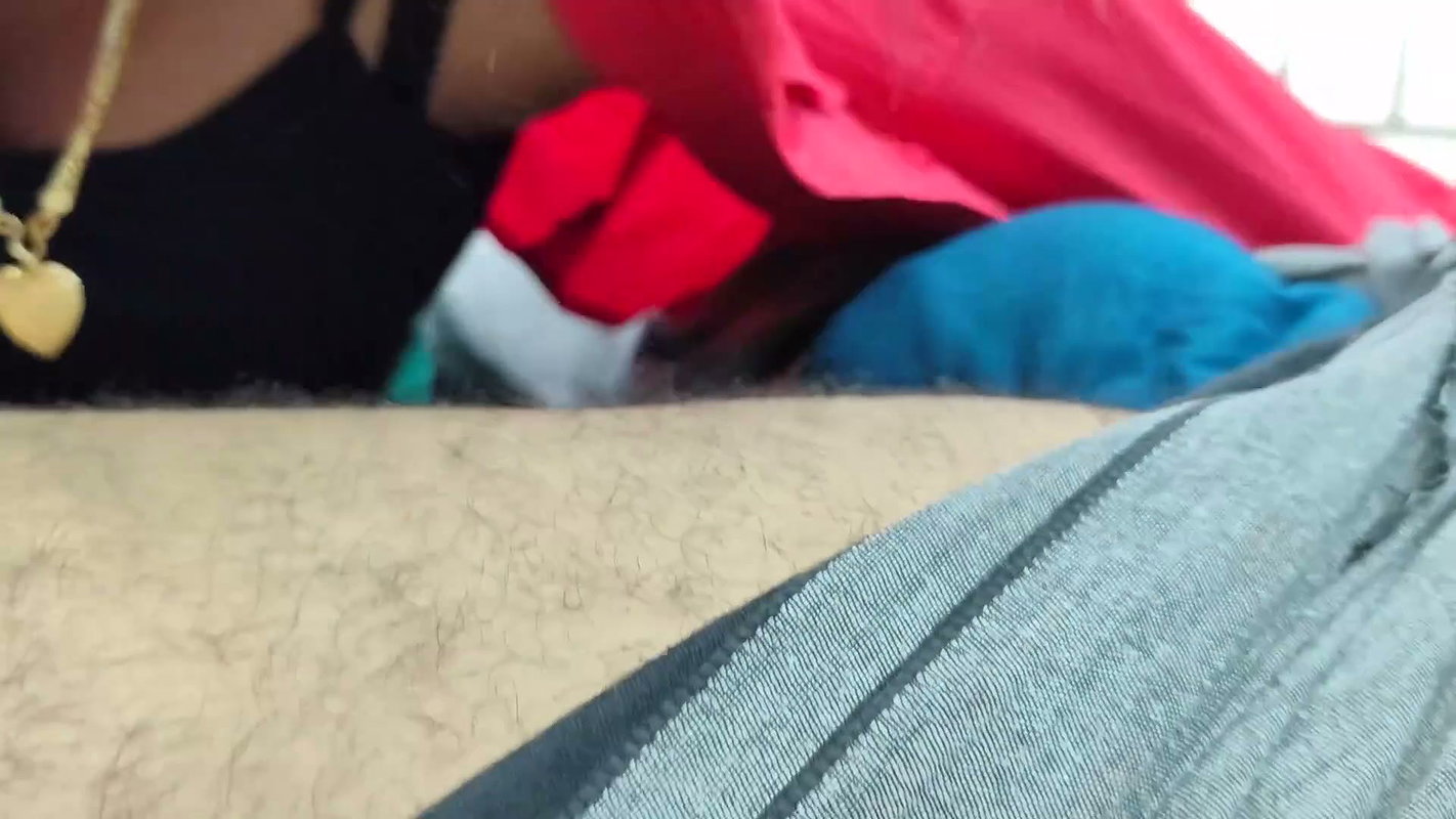 Girl kiss on boy lip and penis rub