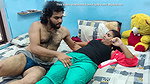 Girl suck boy chest and boy removing girl dress hot romance