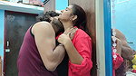 Hot lip lock in t shirt and shirt