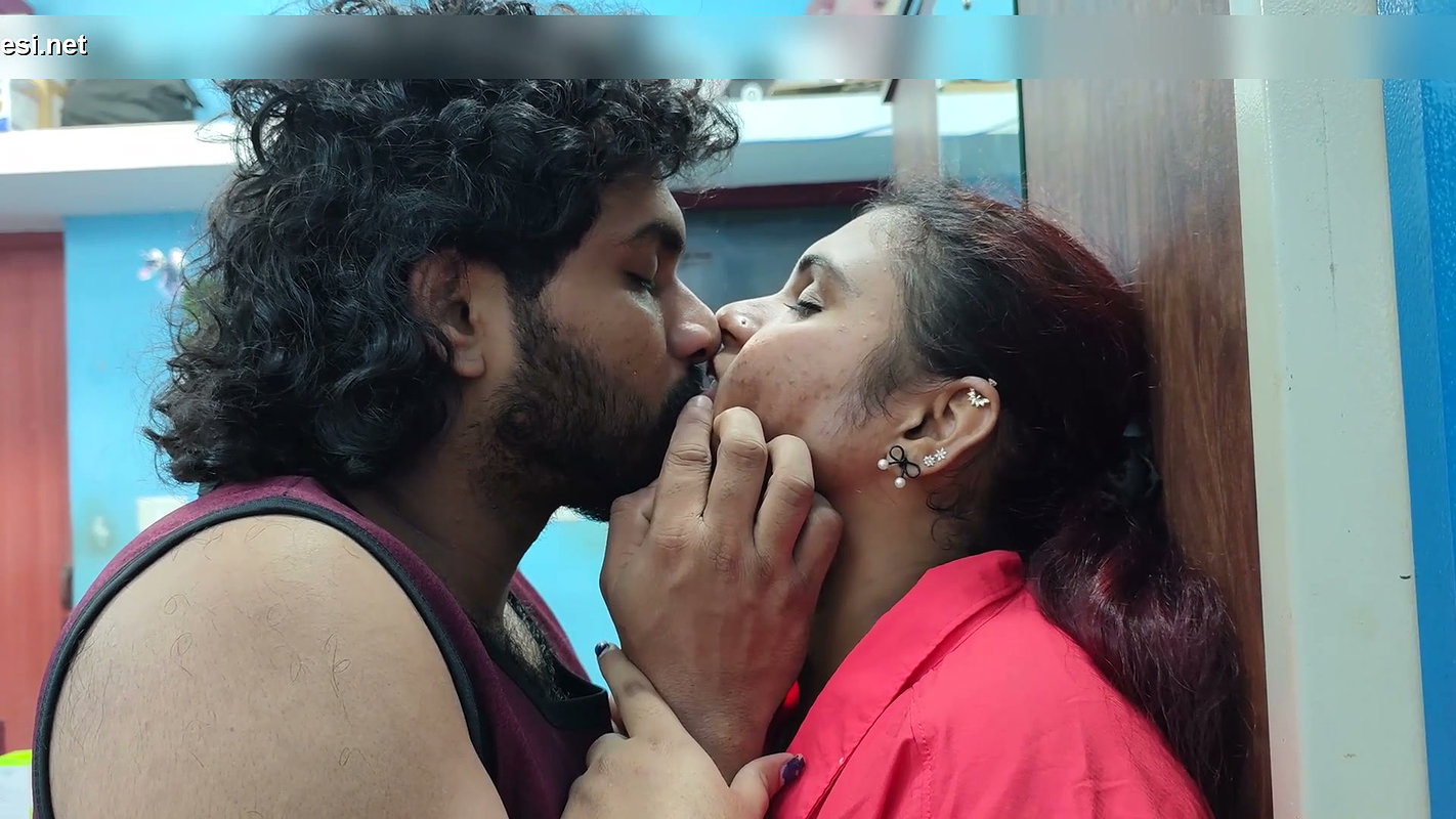 Hot lip lock in t shirt and shirt