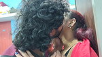 Hot lip lock in t shirt and shirt