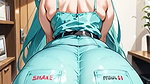Huge Dick in Wife Ass Fucking Cum