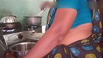 Indian Aunty cooking sex with boyfriend