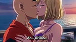 Android 18 & Krillin beach house Passion – Romantic 3D Anime