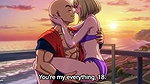 Android 18 & Krillin beach house Passion – Romantic 3D Anime